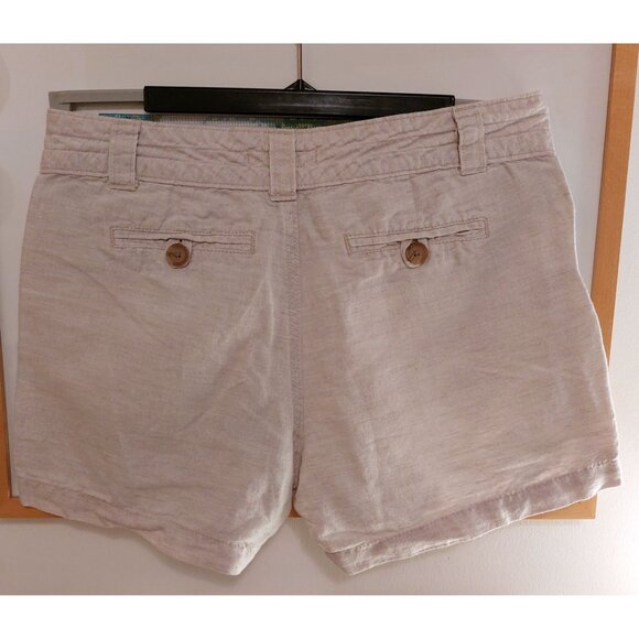 Banana Republic Linen Cotton Blend Short Shorts Mini Size 2 - Picture 3 of 5